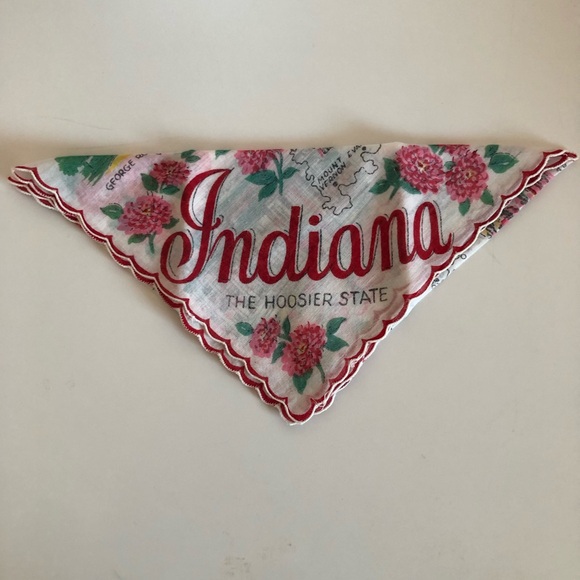 Vintage Ranshaw 1960’s Indiana Hankie - Picture 2 of 8